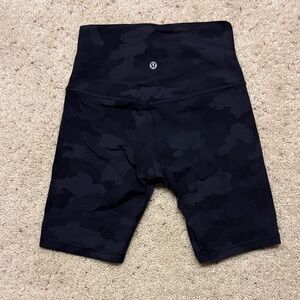 lululemon athletica Dark Camo Bike Shorts